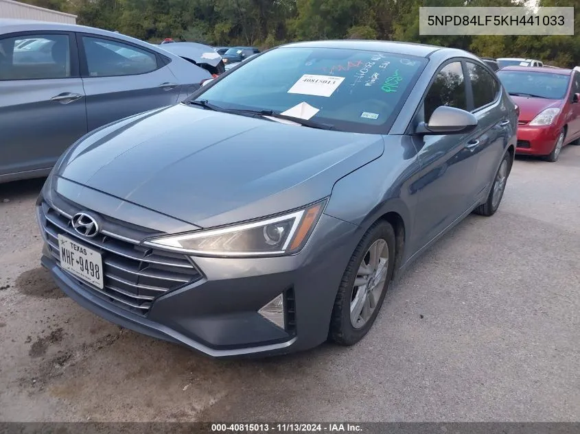 5NPD84LF5KH441033 2019 Hyundai Elantra Sel