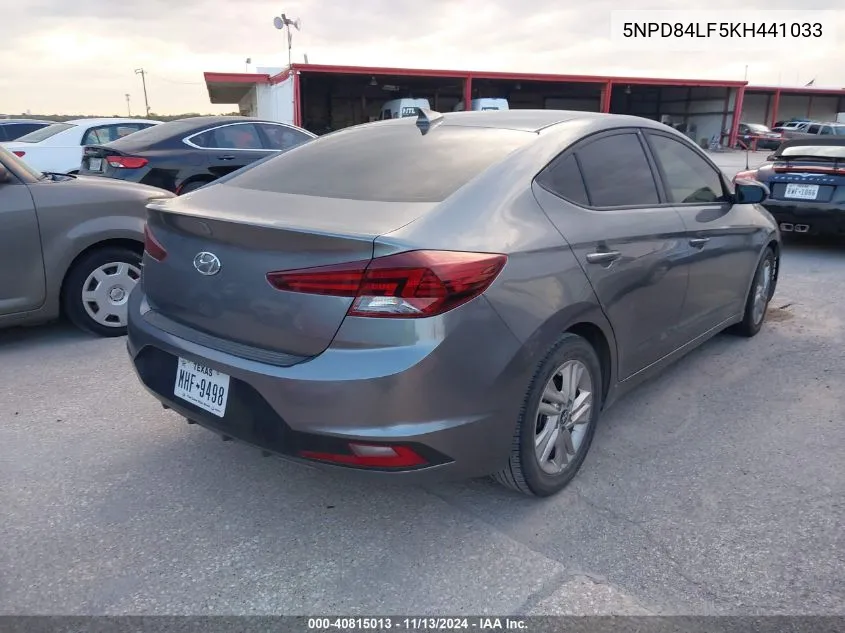 5NPD84LF5KH441033 2019 Hyundai Elantra Sel