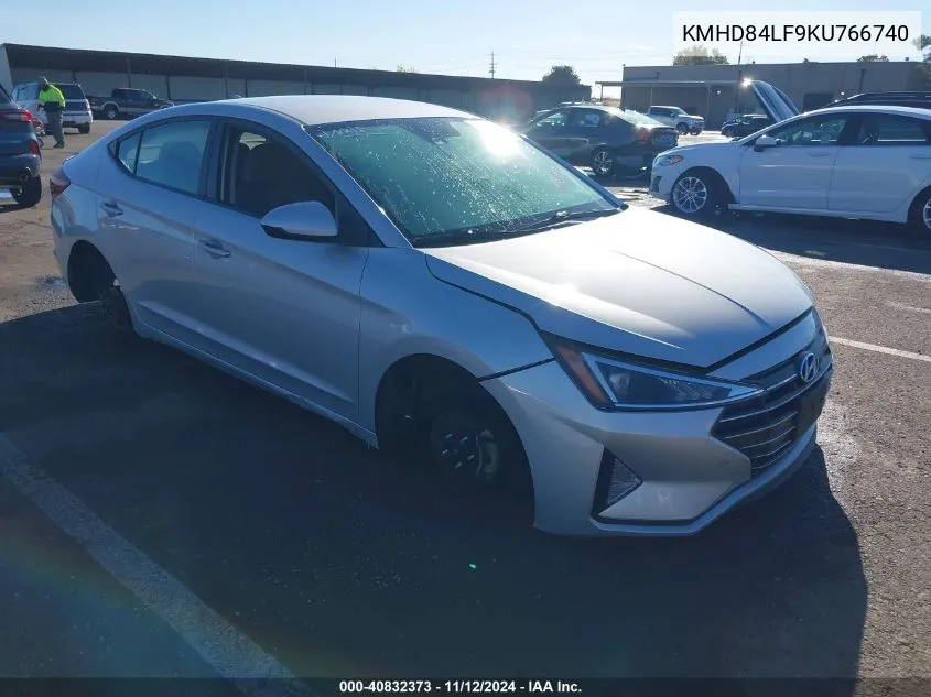 KMHD84LF9KU766740 2019 Hyundai Elantra Sel