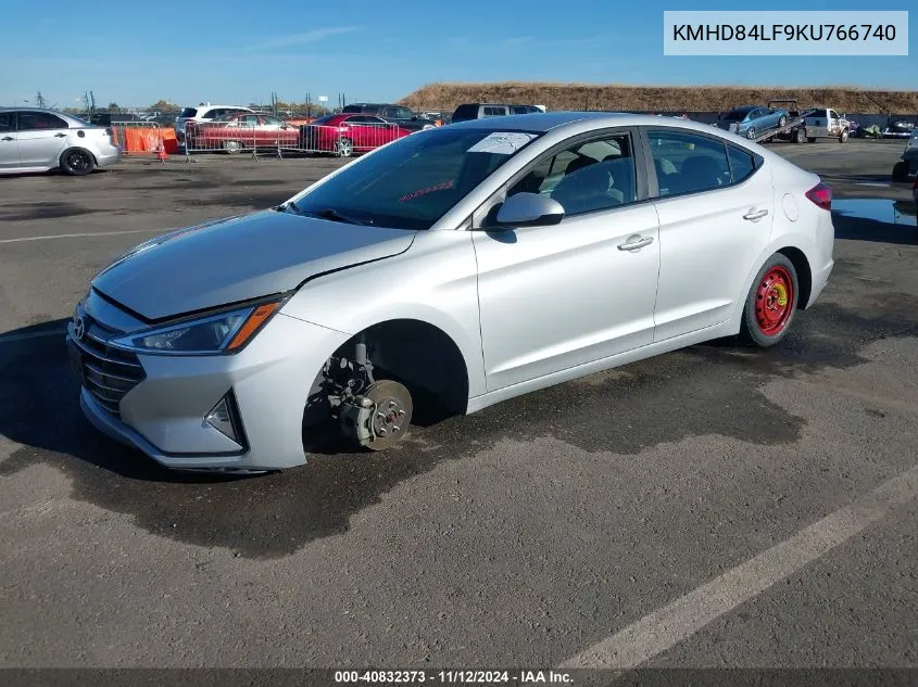 KMHD84LF9KU766740 2019 Hyundai Elantra Sel