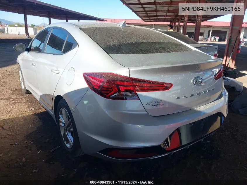 2019 Hyundai Elantra Value Edition VIN: 5NPD84LF9KH460166 Lot: 40843961