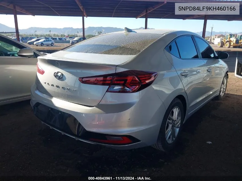 2019 Hyundai Elantra Value Edition VIN: 5NPD84LF9KH460166 Lot: 40843961