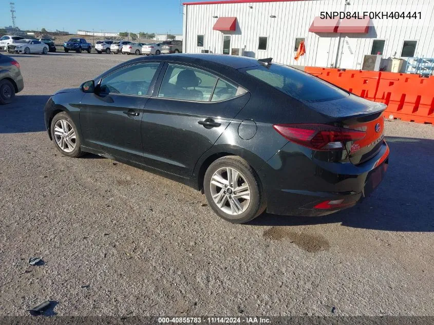 5NPD84LF0KH404441 2019 Hyundai Elantra Sel