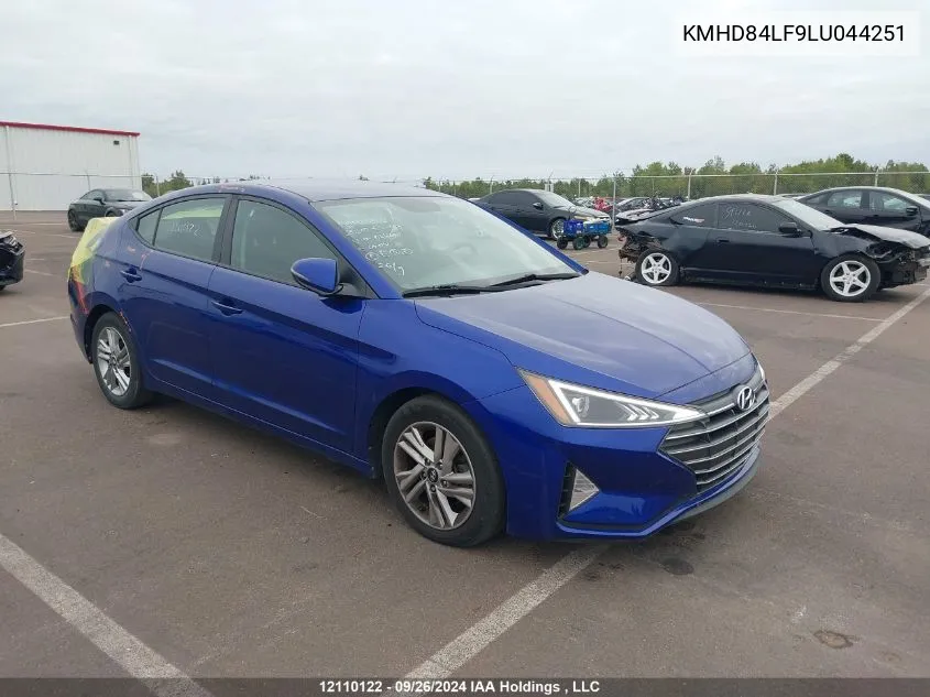 KMHD84LF9LU044251 2020 Hyundai Elantra Preferred Auto Ivt