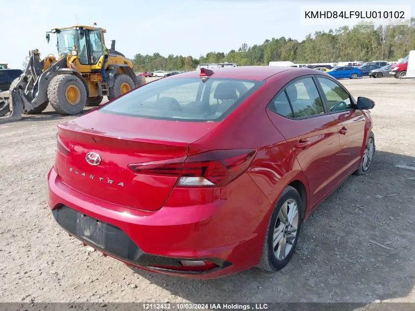 KMHD84LF9LU010102 2020 Hyundai Elantra Sel/Value/Limited