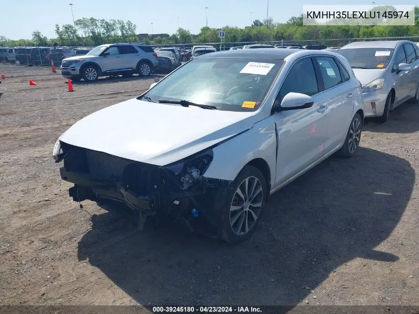 2020 Hyundai Elantra Gt VIN: KMHH35LEXLU145974 Lot: 39245180