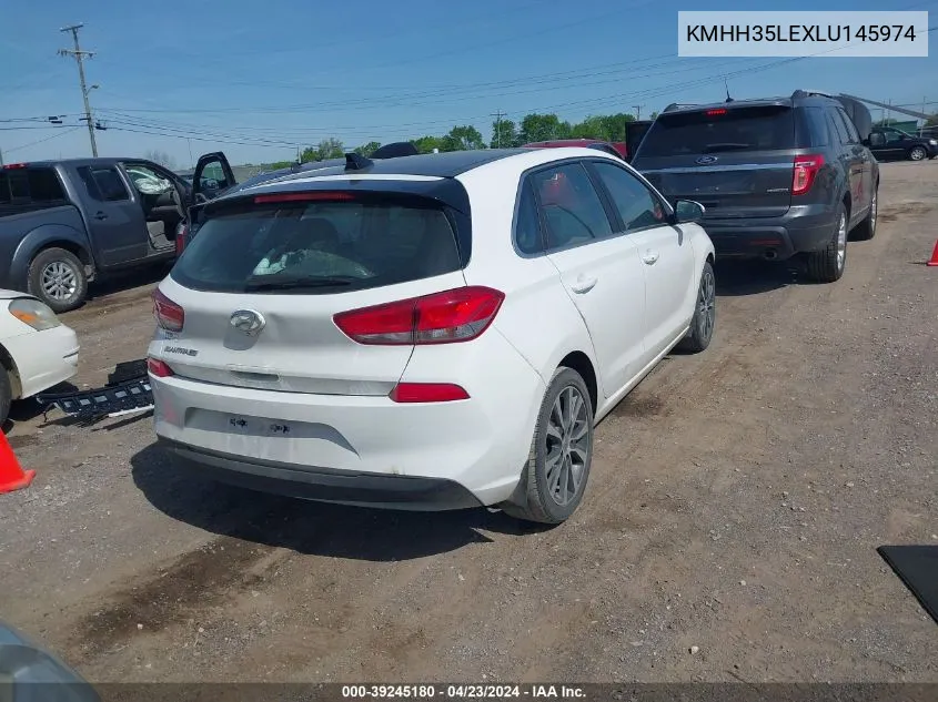 2020 Hyundai Elantra Gt VIN: KMHH35LEXLU145974 Lot: 39245180