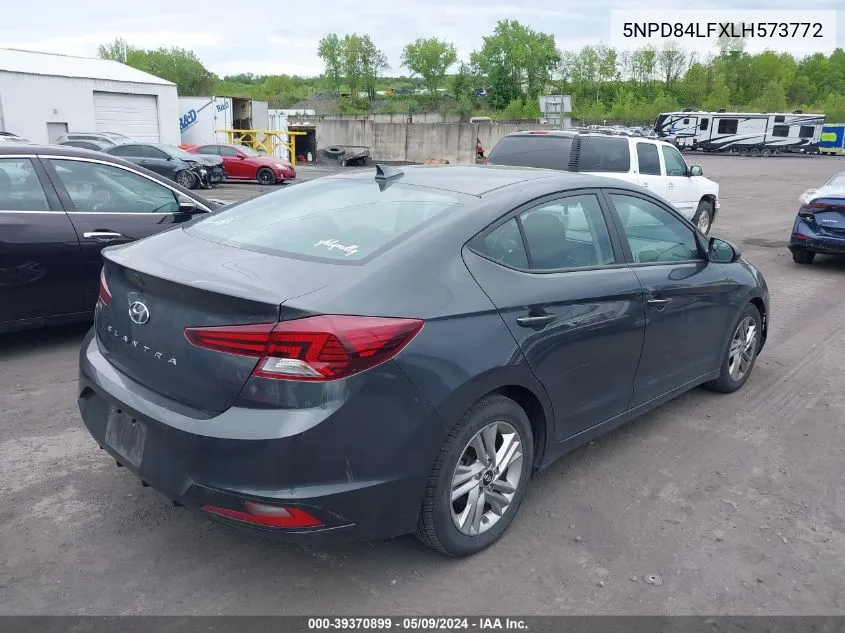 5NPD84LFXLH573772 2020 Hyundai Elantra Sel