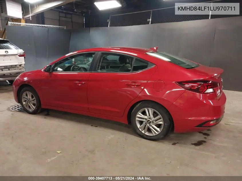 2020 Hyundai Elantra Sel/Value/Limited VIN: KMHD84LF1LU970711 Lot: 39407713