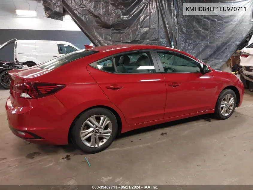 2020 Hyundai Elantra Sel/Value/Limited VIN: KMHD84LF1LU970711 Lot: 39407713