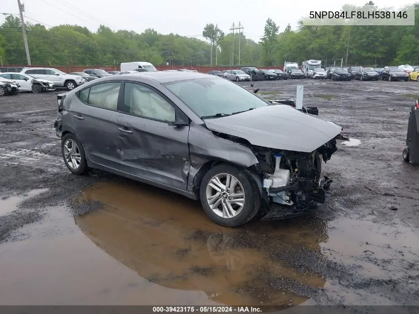 5NPD84LF8LH538146 2020 Hyundai Elantra Value Edition