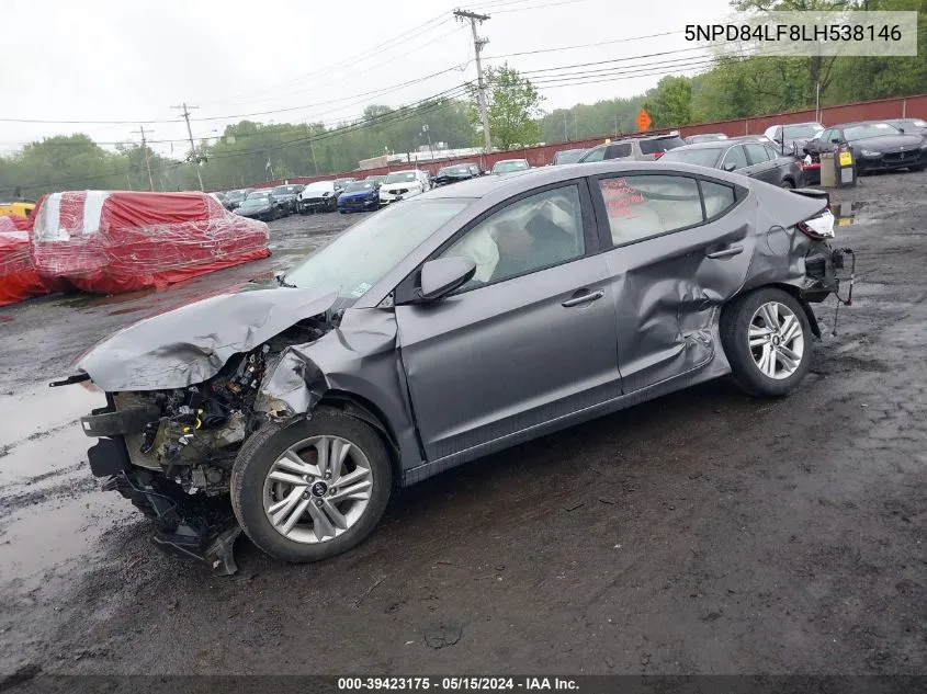 5NPD84LF8LH538146 2020 Hyundai Elantra Value Edition