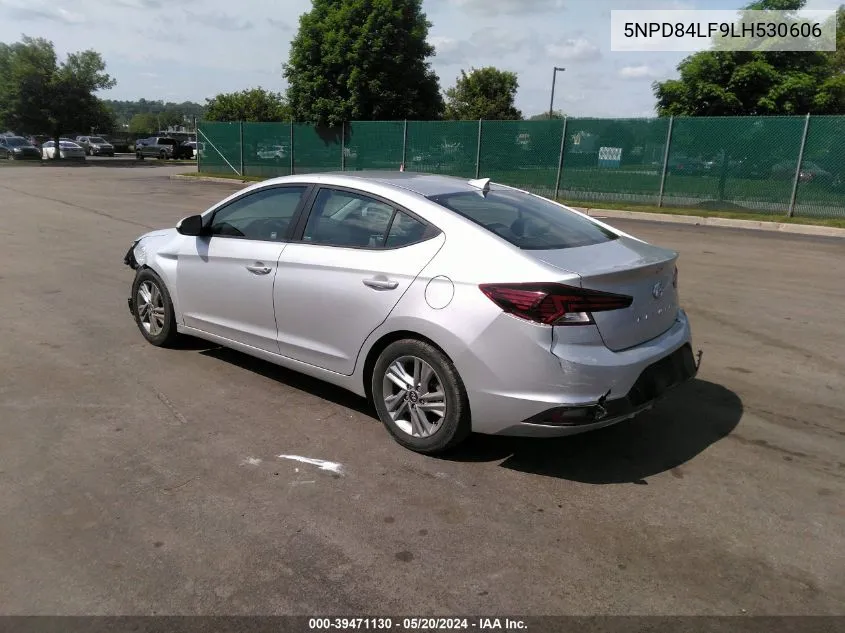 2020 Hyundai Elantra Sel VIN: 5NPD84LF9LH530606 Lot: 39471130