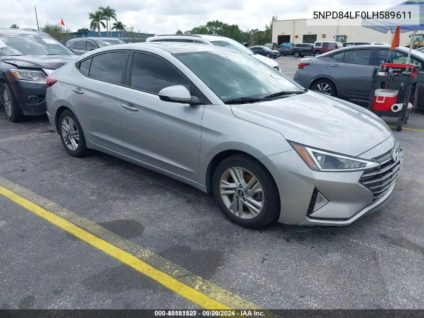 5NPD84LF0LH589611 2020 Hyundai Elantra Value Edition