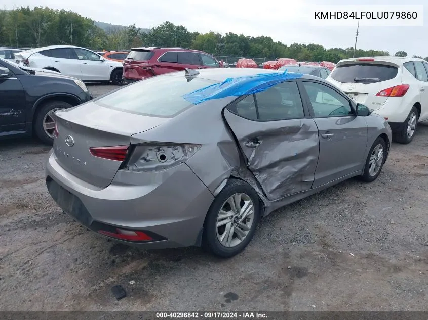 2020 Hyundai Elantra Value Edition VIN: KMHD84LF0LU079860 Lot: 40296842