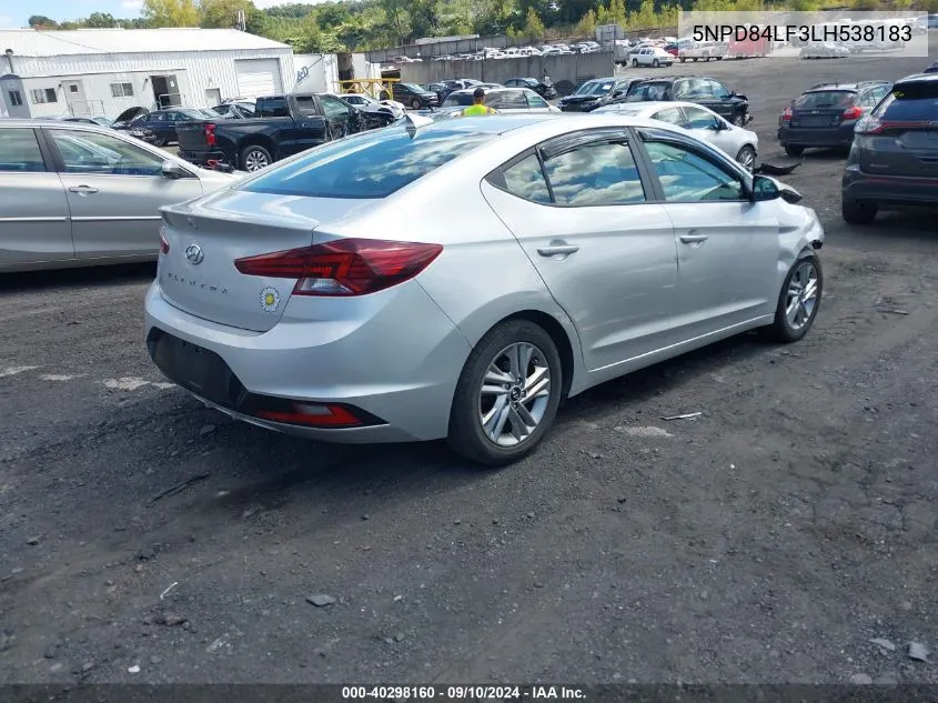 5NPD84LF3LH538183 2020 Hyundai Elantra Sel