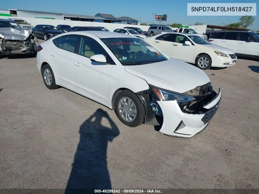 5NPD74LF0LH518427 2020 Hyundai Elantra Se