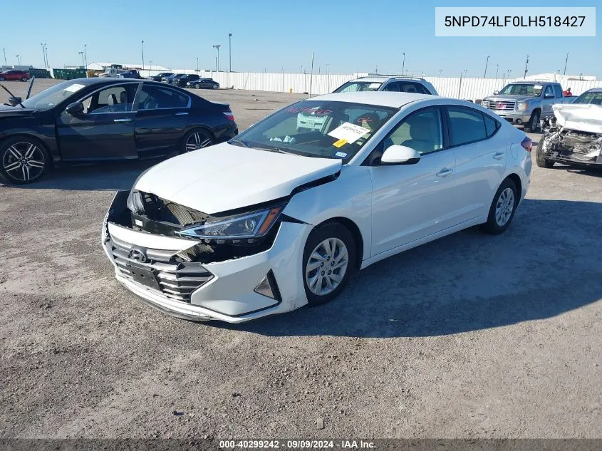 5NPD74LF0LH518427 2020 Hyundai Elantra Se