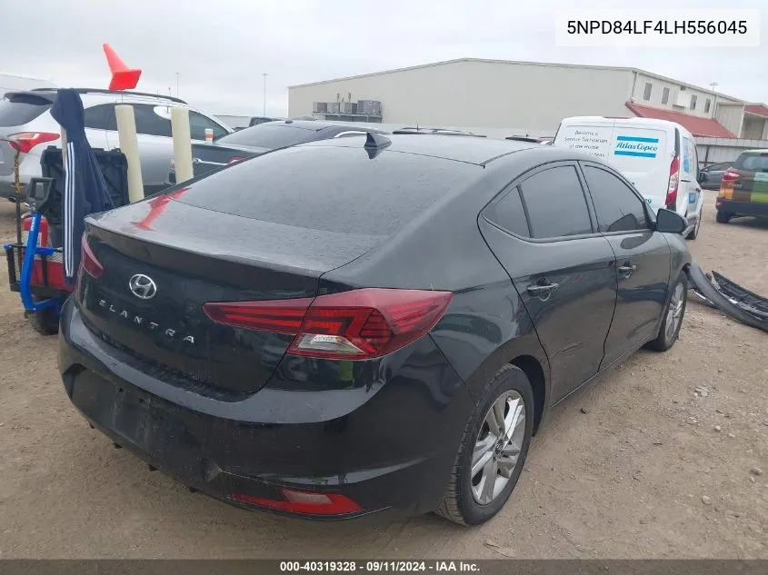 2020 Hyundai Elantra Sel VIN: 5NPD84LF4LH556045 Lot: 40319328