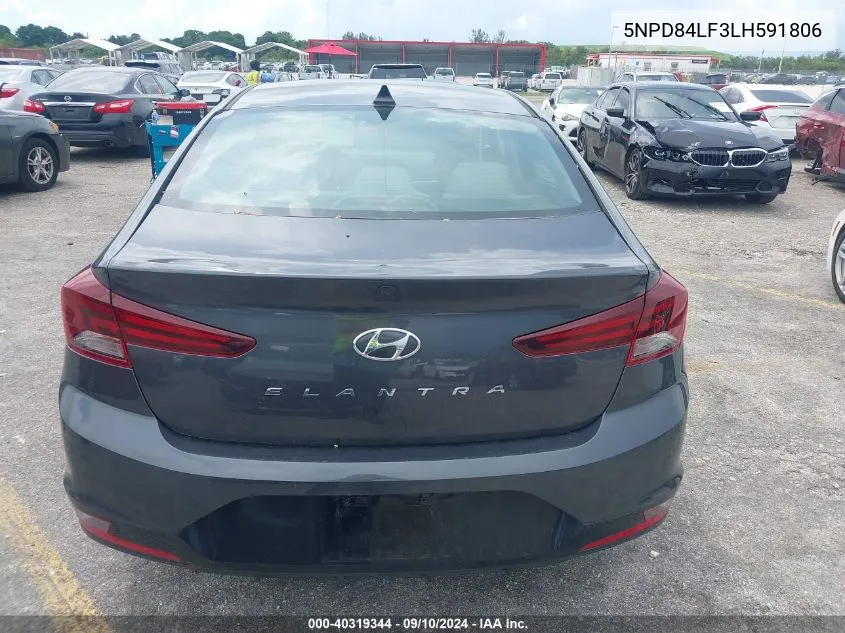 5NPD84LF3LH591806 2020 Hyundai Elantra Value Edition