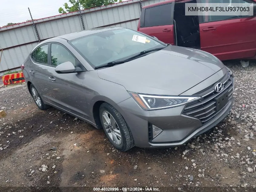 KMHD84LF3LU937063 2020 Hyundai Elantra Sel/Value/Limited