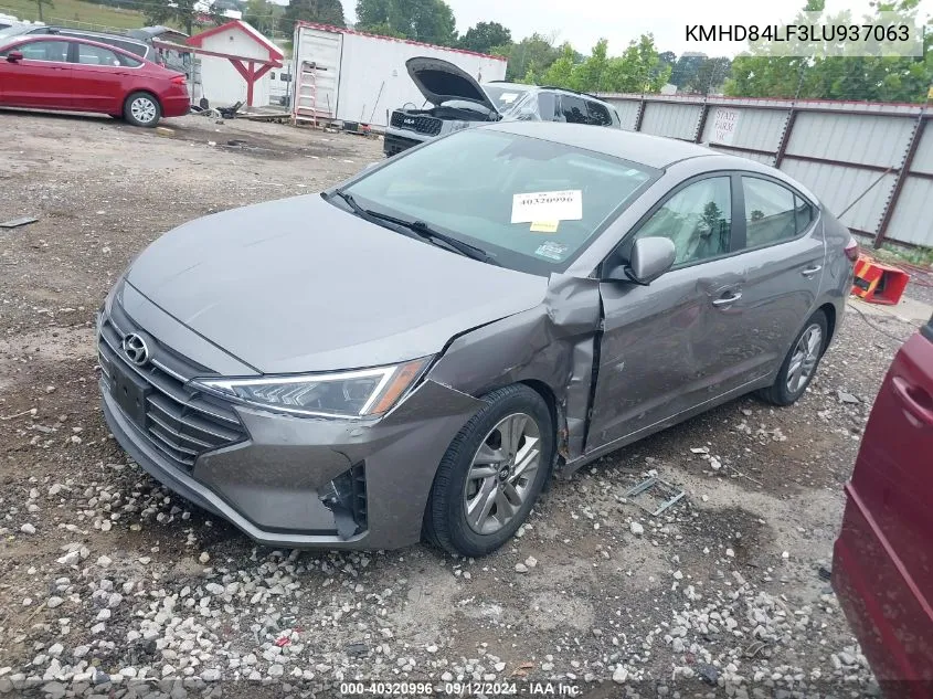 KMHD84LF3LU937063 2020 Hyundai Elantra Sel/Value/Limited