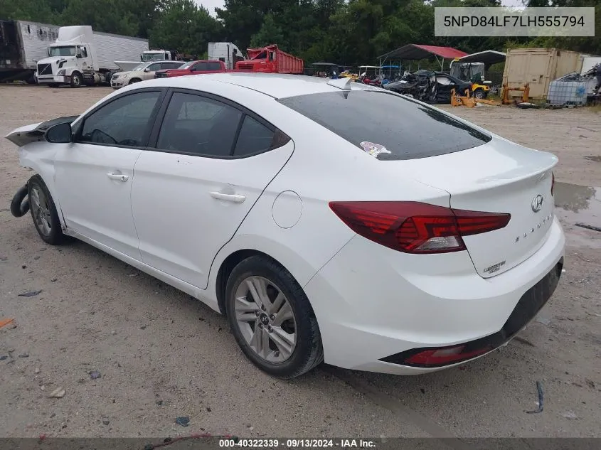 5NPD84LF7LH555794 2020 Hyundai Elantra Sel