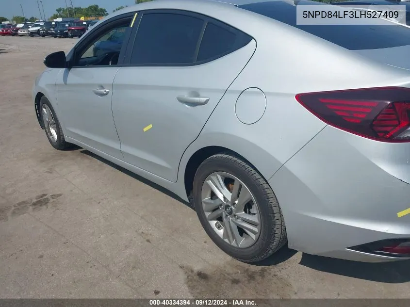 2020 Hyundai Elantra Sel VIN: 5NPD84LF3LH527409 Lot: 40334394