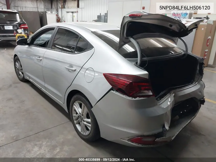 5NPD84LF6LH506120 2020 Hyundai Elantra Sel/Value/Limited