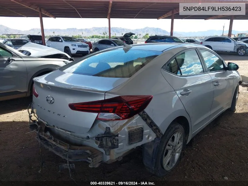 5NPD84LF9LH536423 2020 Hyundai Elantra Sel/Value/Limited