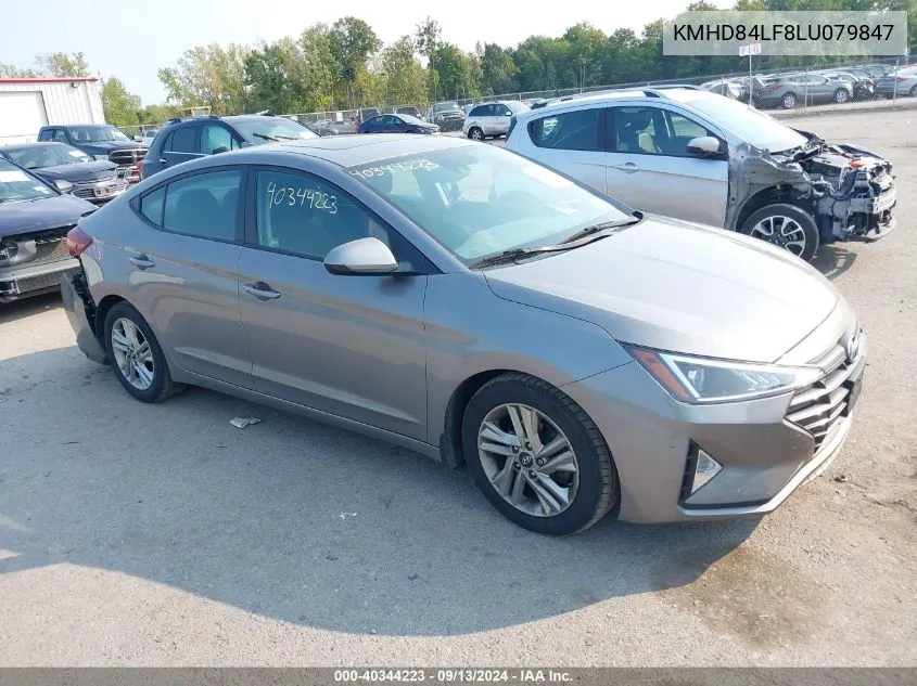 2020 Hyundai Elantra Value Edition VIN: KMHD84LF8LU079847 Lot: 40344223