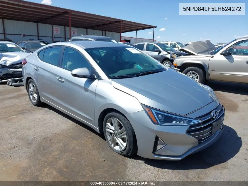 2020 Hyundai Elantra Sel VIN: 5NPD84LF5LH624272 Lot: 40355804