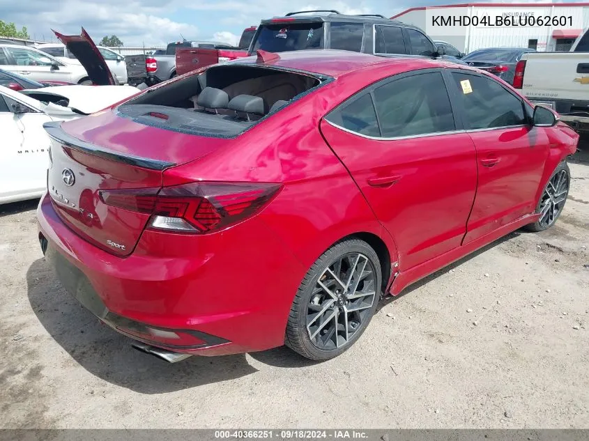 KMHD04LB6LU062601 2020 Hyundai Elantra Sport