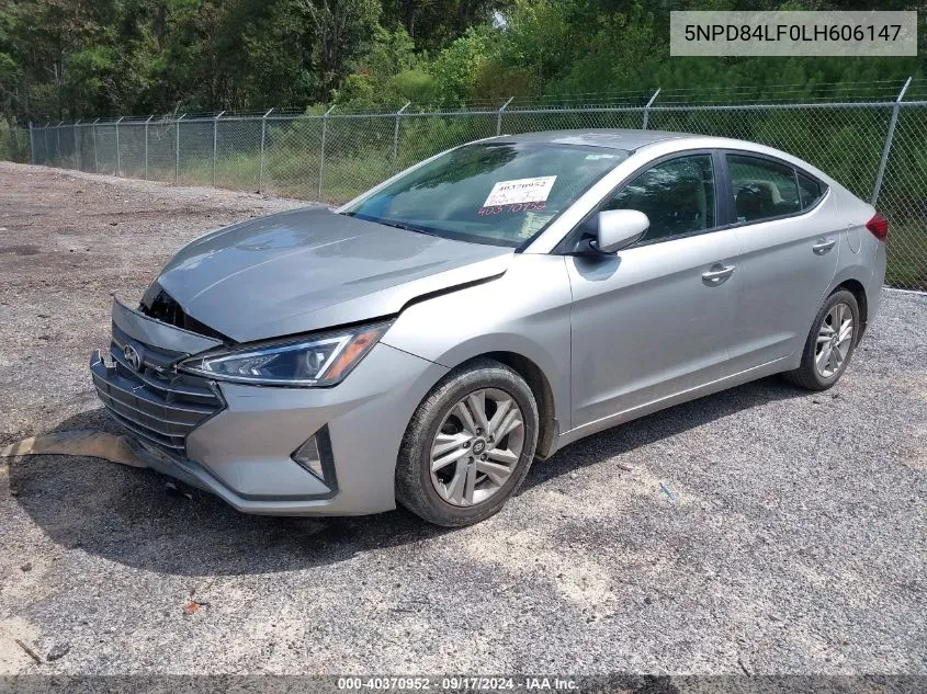 5NPD84LF0LH606147 2020 Hyundai Elantra Sel