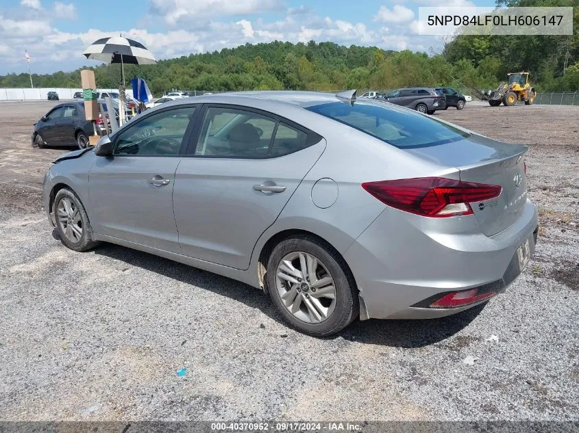 5NPD84LF0LH606147 2020 Hyundai Elantra Sel