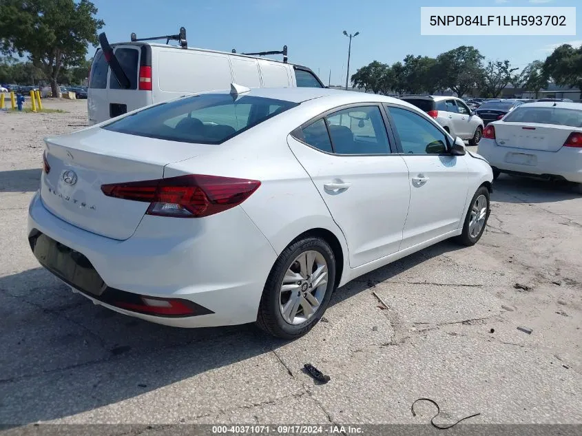 5NPD84LF1LH593702 2020 Hyundai Elantra Value Edition