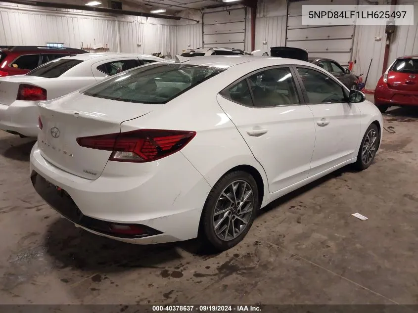 5NPD84LF1LH625497 2020 Hyundai Elantra Limited