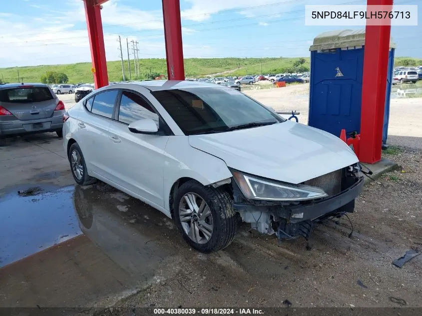 2020 Hyundai Elantra Sel VIN: 5NPD84LF9LH576713 Lot: 40380039