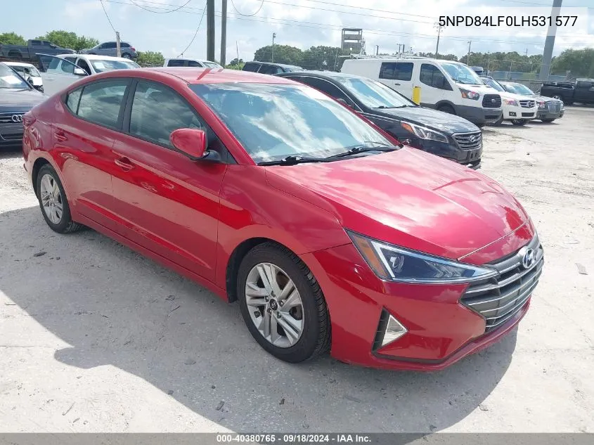 5NPD84LF0LH531577 2020 Hyundai Elantra Sel