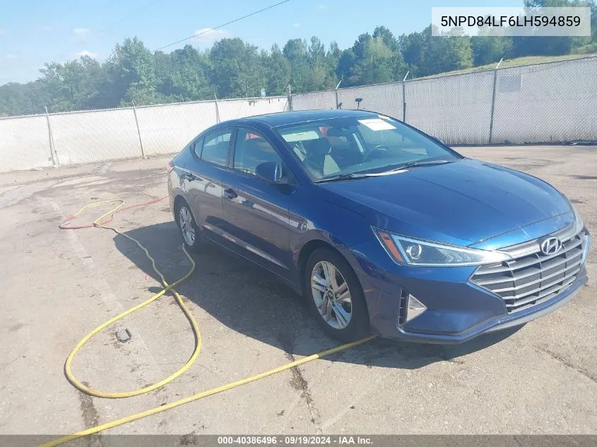 5NPD84LF6LH594859 2020 Hyundai Elantra Value Edition