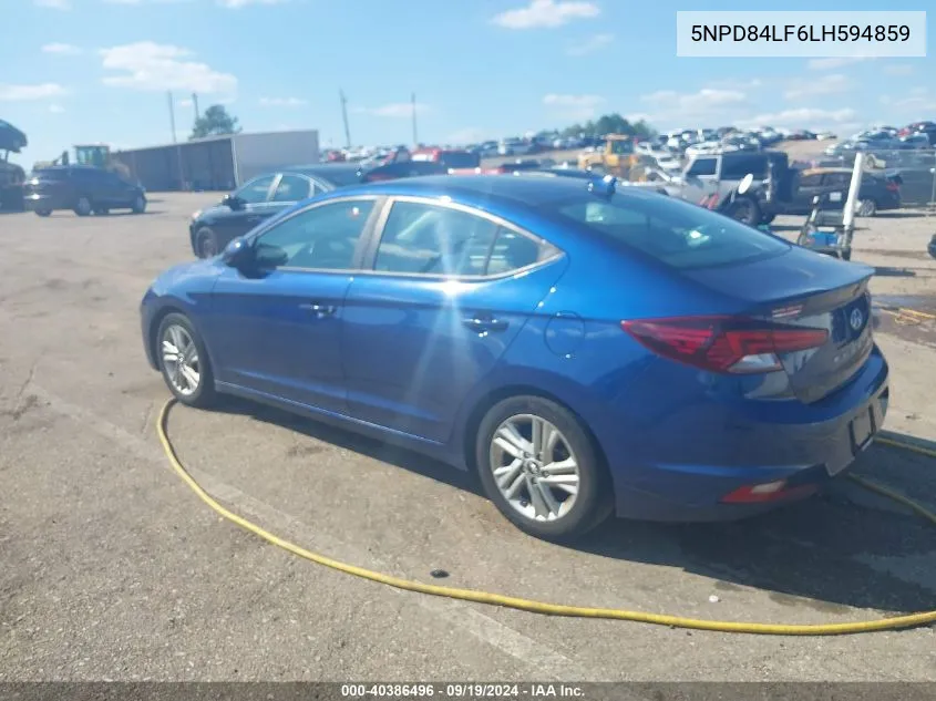 5NPD84LF6LH594859 2020 Hyundai Elantra Value Edition