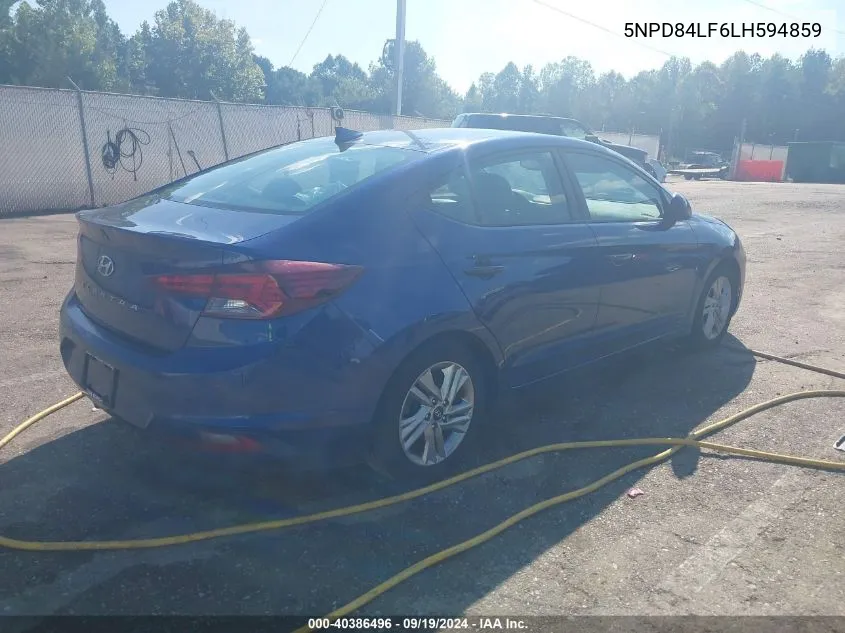 5NPD84LF6LH594859 2020 Hyundai Elantra Value Edition