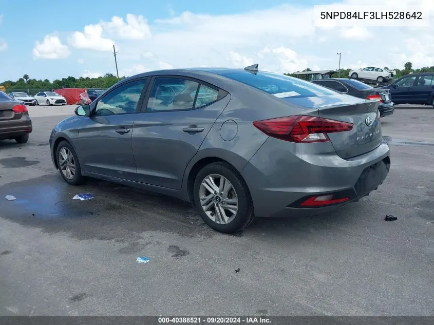 5NPD84LF3LH528642 2020 Hyundai Elantra Sel