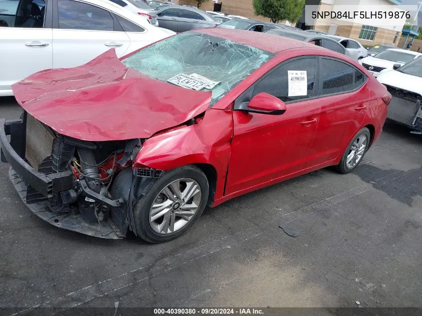 2020 Hyundai Elantra Sel VIN: 5NPD84LF5LH519876 Lot: 40390380