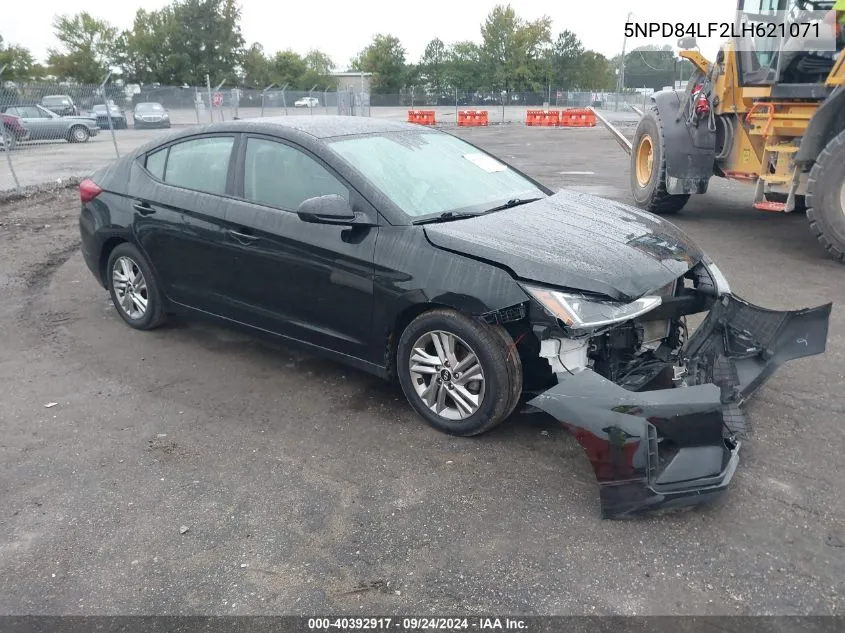 2020 Hyundai Elantra Sel/Value/Limited VIN: 5NPD84LF2LH621071 Lot: 40392917