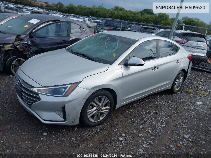 2020 Hyundai Elantra Sel VIN: 5NPD84LF8LH509620 Lot: 40395338