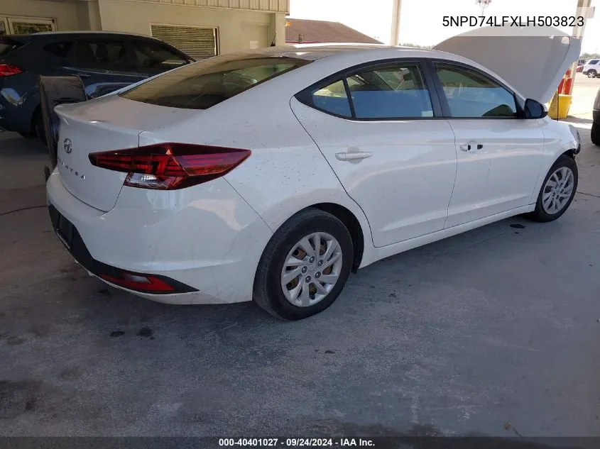 5NPD74LFXLH503823 2020 Hyundai Elantra Se