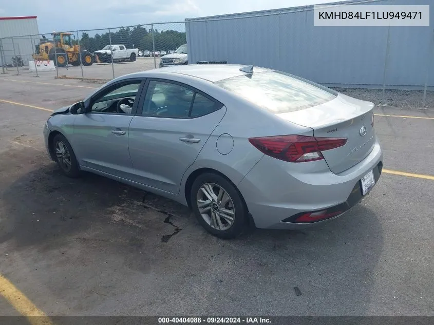 KMHD84LF1LU949471 2020 Hyundai Elantra Sel