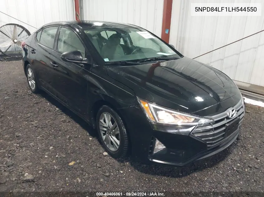 2020 Hyundai Elantra Sel VIN: 5NPD84LF1LH544550 Lot: 40406061