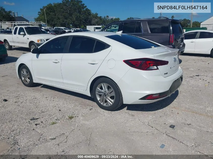 5NPD84LF0LH547164 2020 Hyundai Elantra Sel